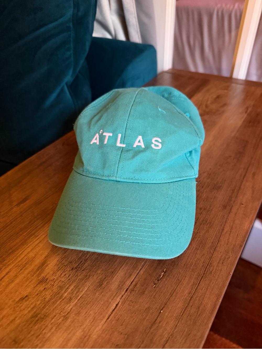 Atlas Teal Baseball Cap
